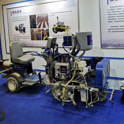 थर्मोप्लास्टिक रोड लाइन दो घटक रोड मार्किंग मशीन हाइड्रोस्टैटिक ड्राइव
