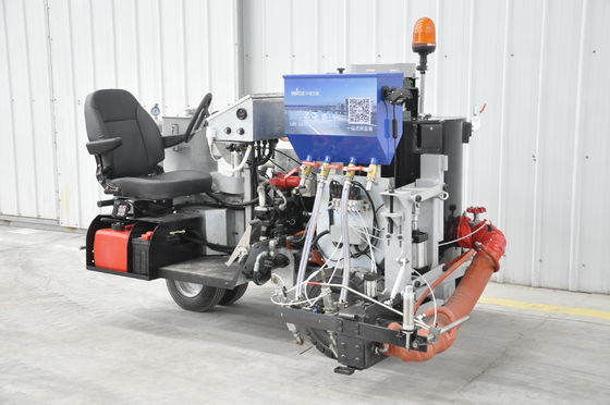 मिनी ड्राइविंग थर्मोप्लास्टिक रोड लाइन मार्किंग ट्रक - एक्सट्रूज़न संस्करण