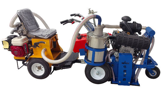 पीसीडी पीसिंग रोड लाइन मार्किंग हटाने की मशीन सक्शन रीसायकल के साथ