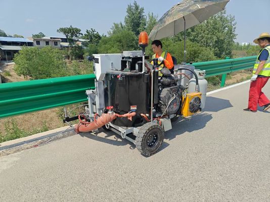 मिनी ड्राइविंग थर्मोप्लास्टिक रोड लाइन मार्किंग ट्राईसाइकिल एक्सट्रूज़न संस्करण